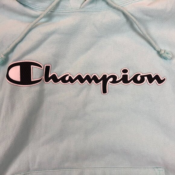 Champion Unisex Reverse Weave Hoodie Sweatshirt Large Pullover Casual Pocket Gre - Picture 4 of 9